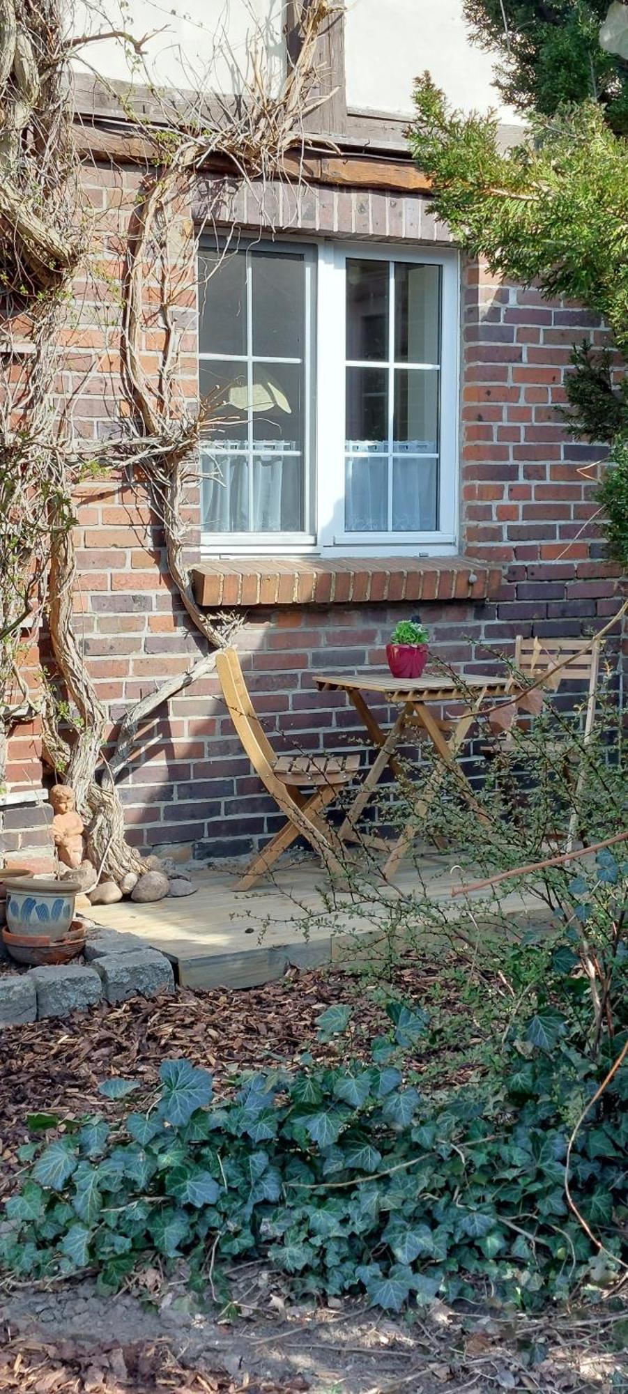 Auszeit Wohnung Hof Narla Bahnsdorf Bagian luar foto